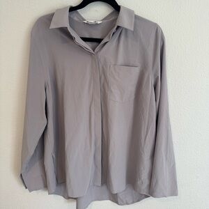 Athleta Urbanite Long Sleeve Button Down Shirt